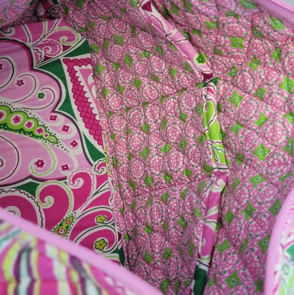 VERA BRADLEY Medium Size Shoulder Bag with Matching Wallet Adjustable Shoulder S - Picture 4 of 7